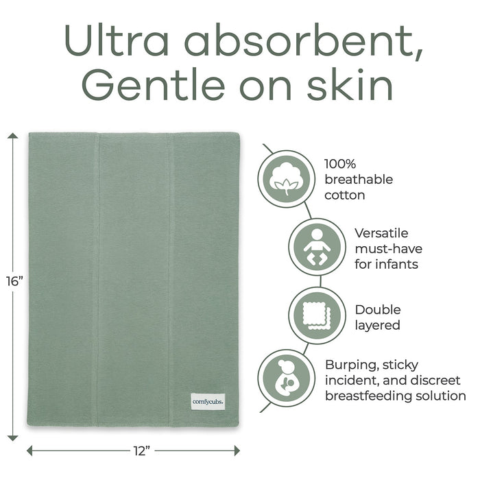 Cotton Burp Cloths by Comfy Cubs - Multi-Boy Cotton Burp Cloths Comfy Cubs