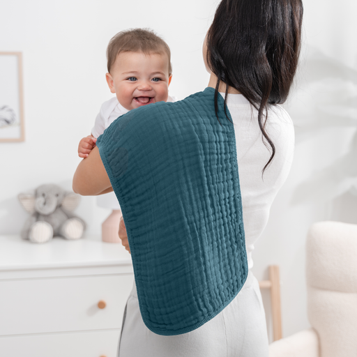 Muslin Burp Cloths by Comfy Cubs - Neptune Muslin Burp Cloths Comfy Cubs