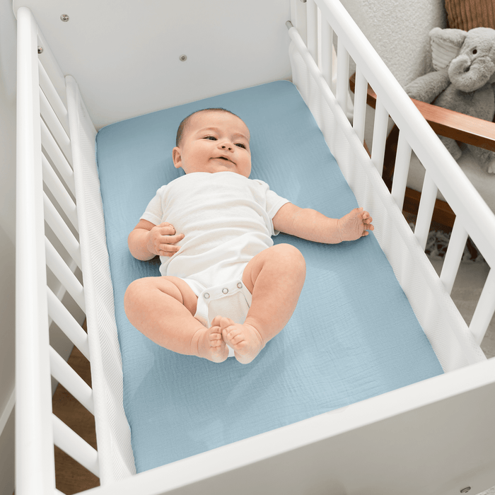 Muslin Fitted Bassinet Crib Sheet by Comfy Cubs Bassinet Sheets Comfy Cubs