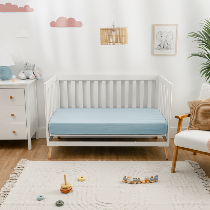Muslin Fitted Crib Sheet by Comfy Cubs Crib Sheet Comfy Cubs