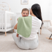 Muslin Burp Cloths by Comfy Cubs - Sage Muslin Burp Cloths Comfy Cubs