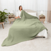 Adult Muslin Blanket by Comfy Cubs in Sage Muslin Comfy Cubs