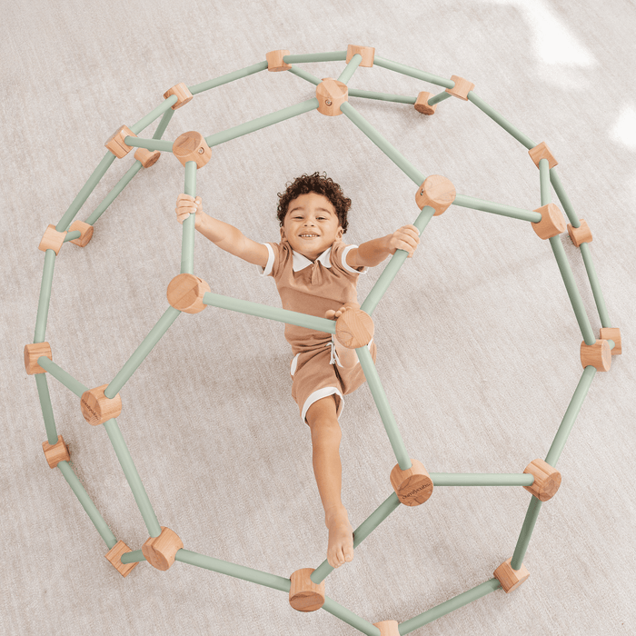 Wooden Climber for Kids by Comfy Cubs (Sage) Comfy Cubs