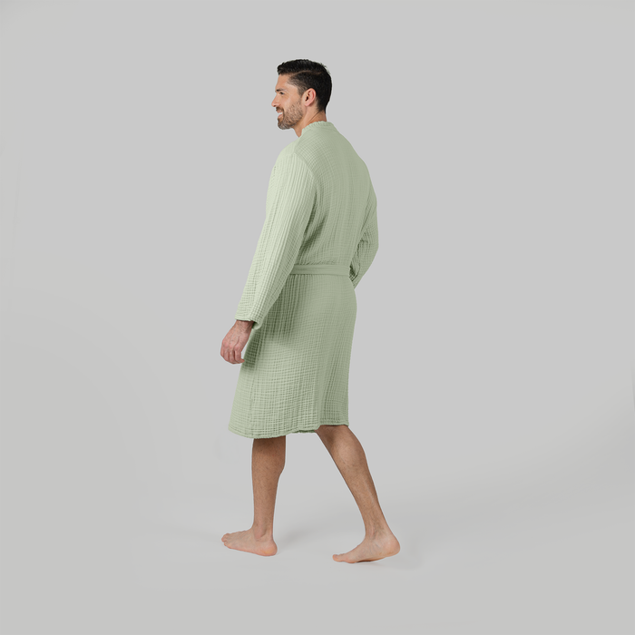 Muslin Bathrobe, Sage by Comfy Cubs Comfy Cubs