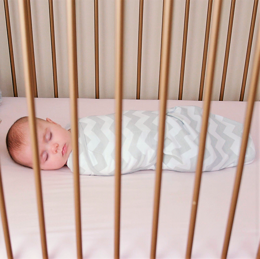 Easy Swaddle Blankets by Comfy Cubs - Gray Chevron, Pack of 1 Comfy Cubs