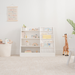 Kids Bookshelf - White Book Shelves Comfy Cubs