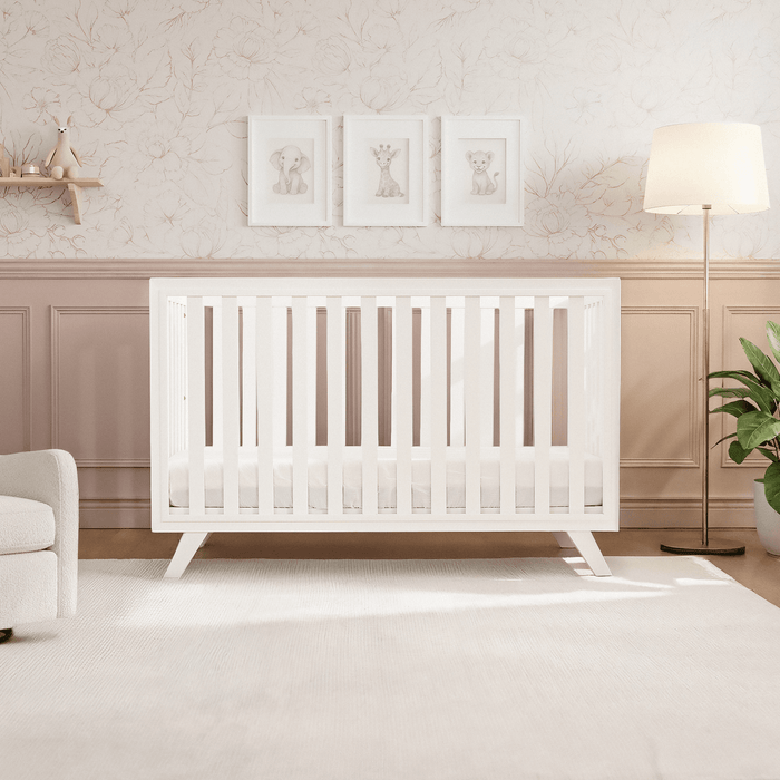Baby Crib for 0 to 3 Years - All White Cribs Comfy Cubs