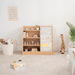 Kids Bookshelf - Wood Book Shelves Comfy Cubs