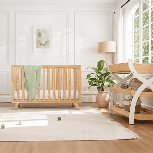 Baby Crib for 0 to 3 Years - Natural Wood Cribs Comfy Cubs