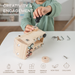 Busy Board Toy Truck Set for 3+ - Natural Wood Comfy Cubs