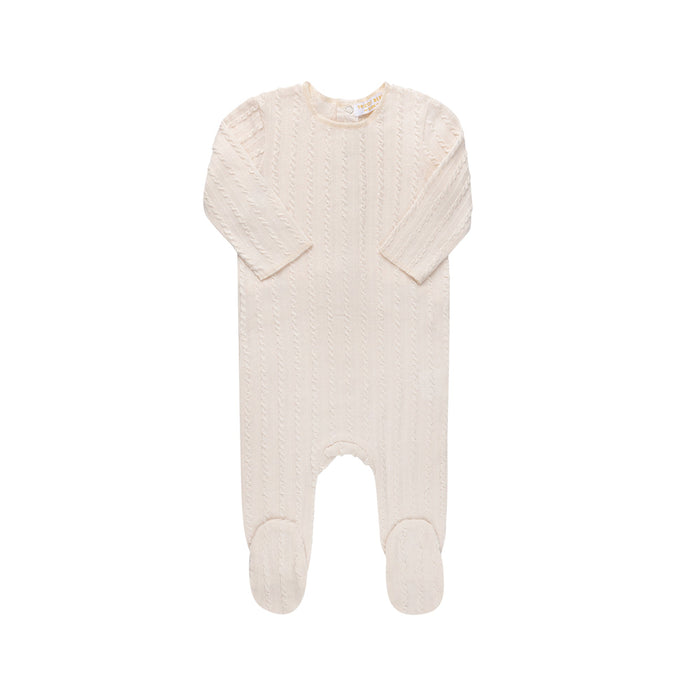 Cable Footie Peach Baby & Toddler Tricot Bebe
