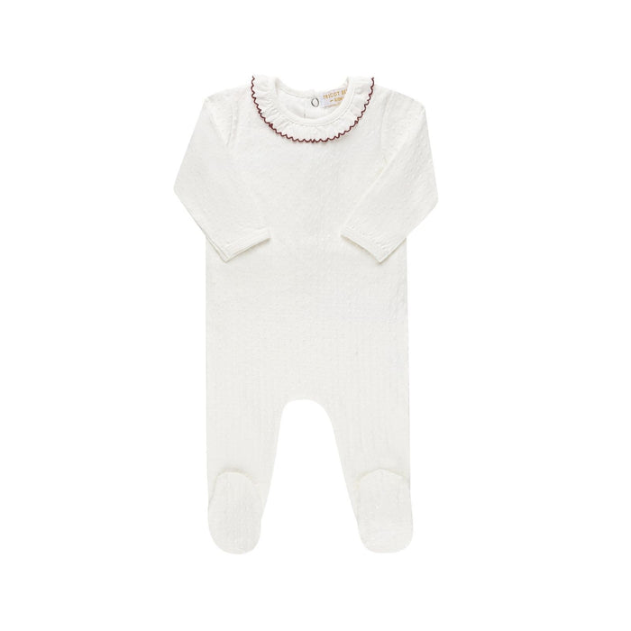 Swiss Dot Footie and Hat Baby & Toddler Tricot Bebe