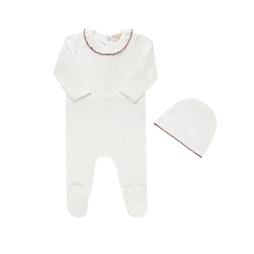 Swiss Dot Footie and Hat Baby & Toddler Tricot Bebe