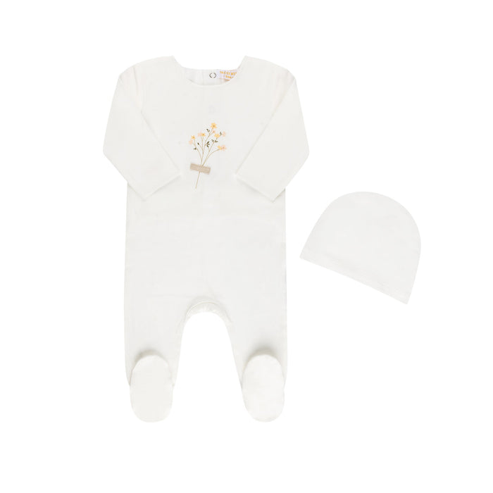 Watercolor Flowers 3 Piece Set Pink Baby & Toddler Tricot Bebe