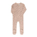 AURORA CLASSICS BABY GIRL FOOTIE BOW PATTERN COLLECTION PINK FOOTIE AURORA
