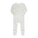 AURORA CLASSICS BABY GIRL FOOTIE BOW PATTERN COLLECTION IVORY RED FOOTIE AURORA