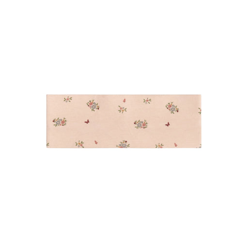 AURORA CLASSICS BABY GIRL SWEATBAND JERSEY COTTON FLORAL PRINT COLLECTION . PINK HEADBAND AURORA
