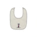 AURORA CLASSICS BABY BOY BIB - COTTON CROSSSTICH LIGHTHOUSE COLLECTION . IVORY BLUE BIB AURORA