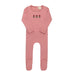 AURORA CLASSICS BABY GIRL FOOTIE COTTON CROSSSTICH TULIP COLLECTION PINK FOOTIE AURORA