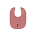AURORA CLASSICS BABY GIRL BIB - CROSS STITCH TULIP . PINK BIB AURORA