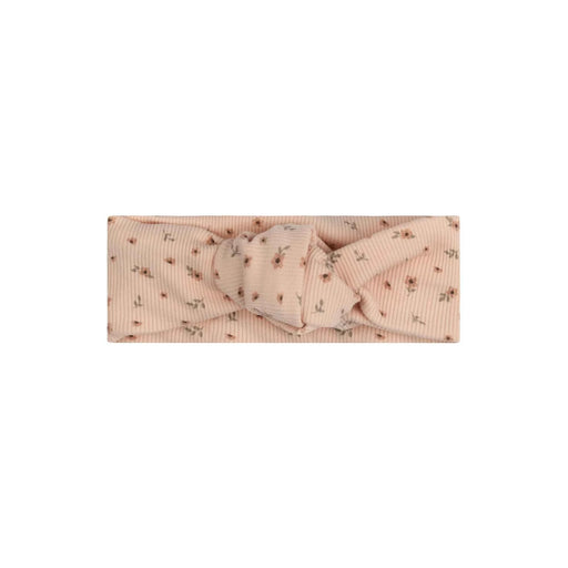 AURORA CLASSICS BABY KNOT HEADBAND – FLORAL RIB . PINK HEADBAND AURORA