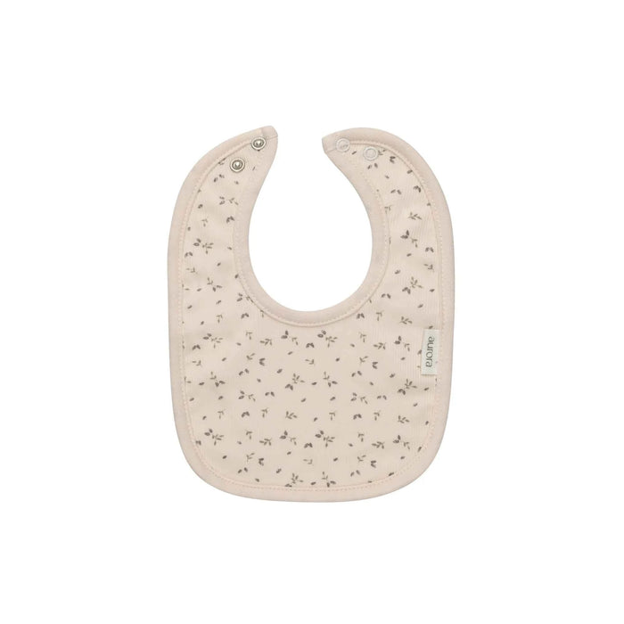 AURORA CLASSICS BABY BABY BIB – FLORAL RIB . IVORY BLUE BIB AURORA