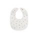 AURORA CLASSICS BABY GIRL BIB BOW PATTERN COLLECTION . IVORY LILAC BIB AURORA