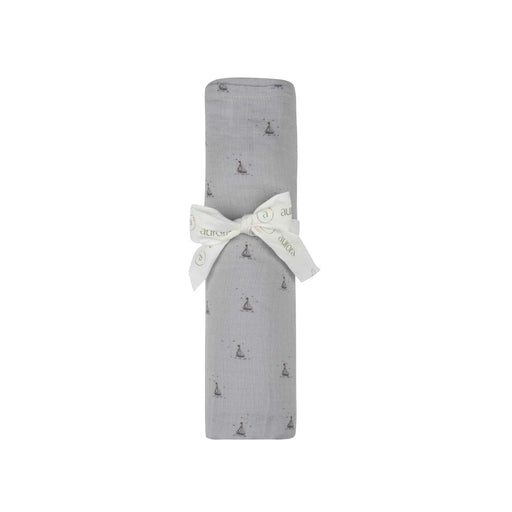 AURORA CLASSICS BABY BOY MUSLIN SWADDLE JERSEY COTTON NAUTICAL COLLECTION . BLUE MUSLIN SWADDLE AURORA