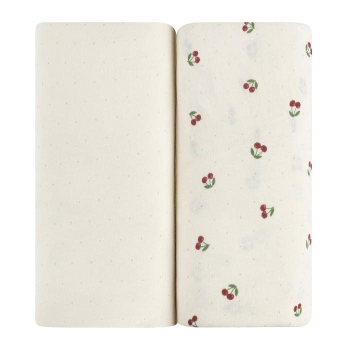 AURORA BY ELY`S & CO. 2 PACK CRIB SHEET
