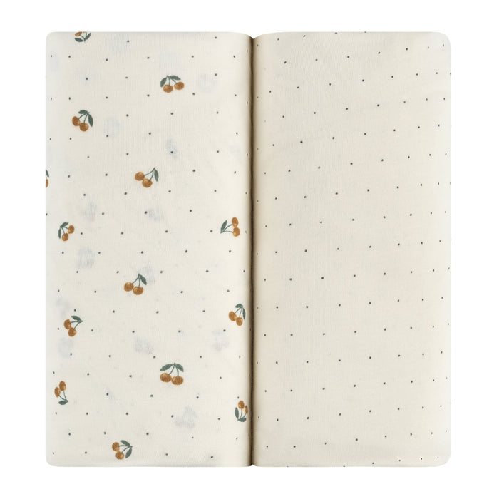 AURORA BY ELY`S & CO. 2 PACK CRIB SHEET