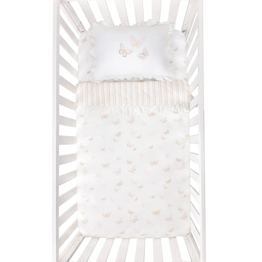 ELY`S & CO. CRIB SET (52"X28") . BUTTERFLY CRIB SET ELY`S & CO.