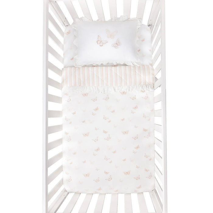 ELY`S & CO. CRIB SET (52"X28") . BUTTERFLY CRIB SET ELY`S & CO.