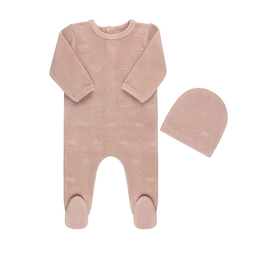 Embroidered Bow Layette Set Pink Tricot Bebe