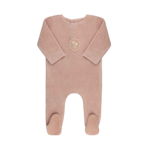 Crochet Applique Layette Set (Velour Edition) Tricot Bebe