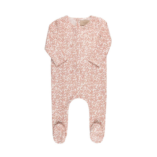 Ditsy Print Floral Footie & Hat Tricot Bebe