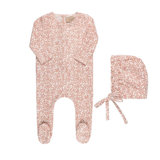 Ditsy Print Floral Layette Set Pink Blanket Tricot Bebe