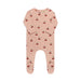 Printed Cherries/ Boat Footie & Hat Tricot Bebe