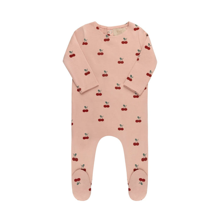 Printed Cherries/ Boat Layette Set Tricot Bebe