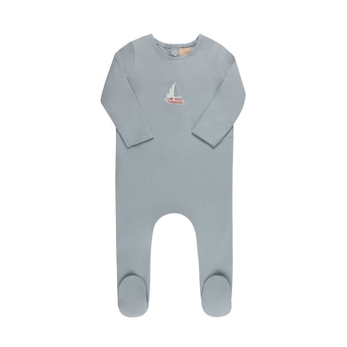 Embroidered Cherries/ Boat Layette Set Tricot Bebe