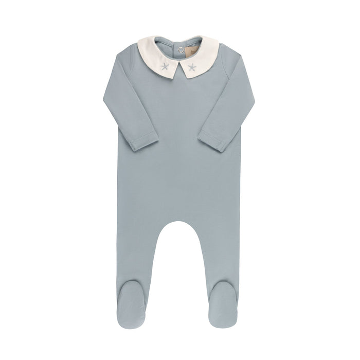 Embroidered Collar Layette Set