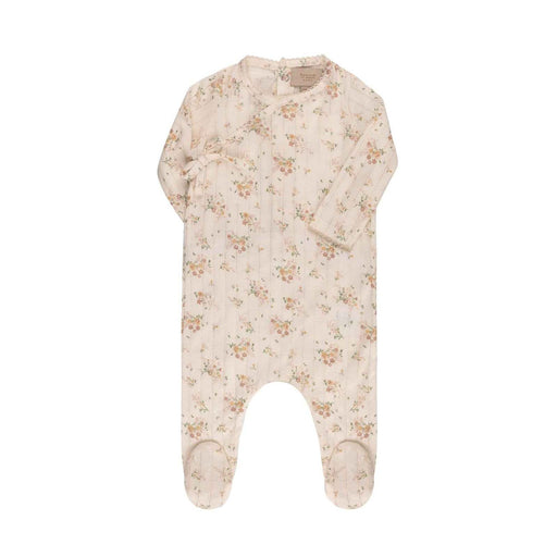Ribbed Floral Print Kimono Layette Set Tricot Bebe