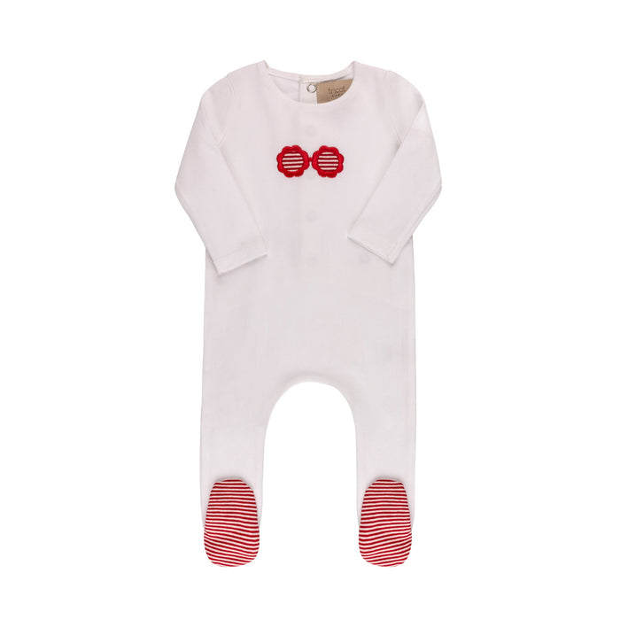 Sunglasses/ Anchor striped Layette Set Tricot Bebe