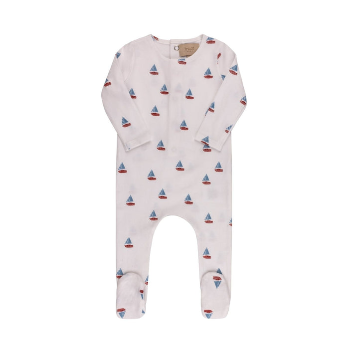 Printed Cherries/ Boat Layette Set Tricot Bebe
