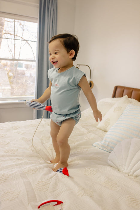 Cherry/ Boat short 2 piece set Tricot Bebe