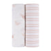 ELY`S & CO. COTTON MUSLIN SWADDLE BLANKET 2 PACK