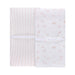 ELY`S & CO. BABY CHANGING PAD COVER - CRADLE SHEET 100% COMBED JERSEY COTTON 2PK