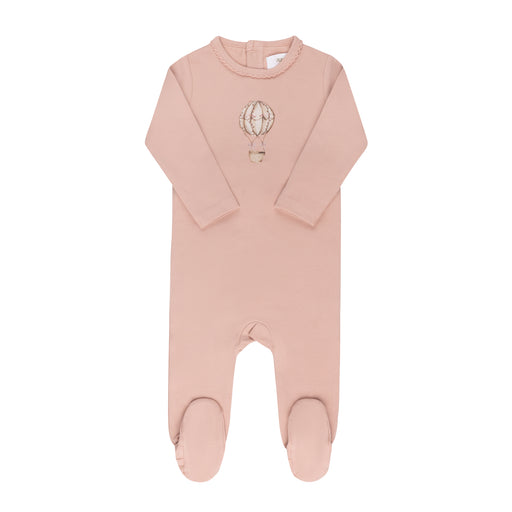 AURORA - COTTON FRENCH TERRY HOT AIR BALLOON COLLECTION - FOOTIE PINK CLOTHING AURORA