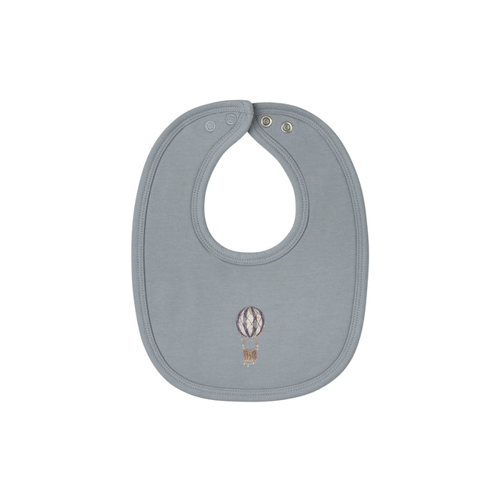 AURORA - COTTON FRENCH TERRY HOT AIR BALLOON COLLECTION - BIB . BLUE BIBS AURORA