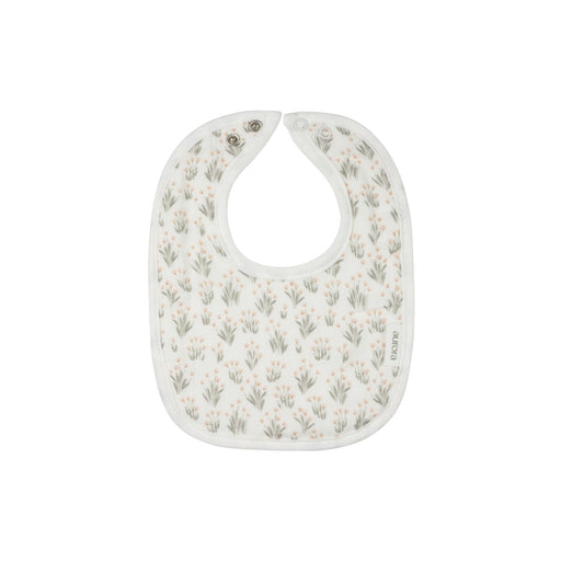 AURORA - MODAL FRENCH TERRY BLOOMS COLLECTION - MUSLIN BIB . IVORY MAUVE BIBS AURORA