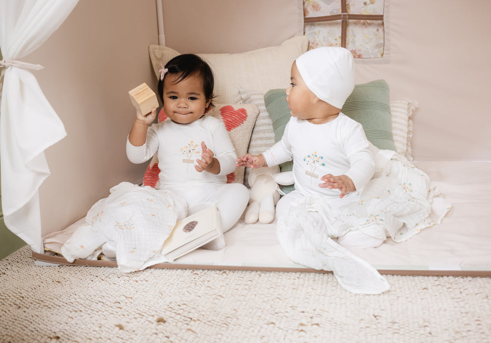 Watercolor Flowers 3 Piece Set Baby & Toddler Tricot Bebe